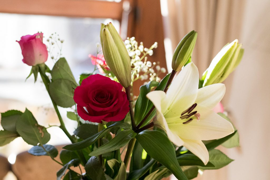 Close up image of flower bouquet